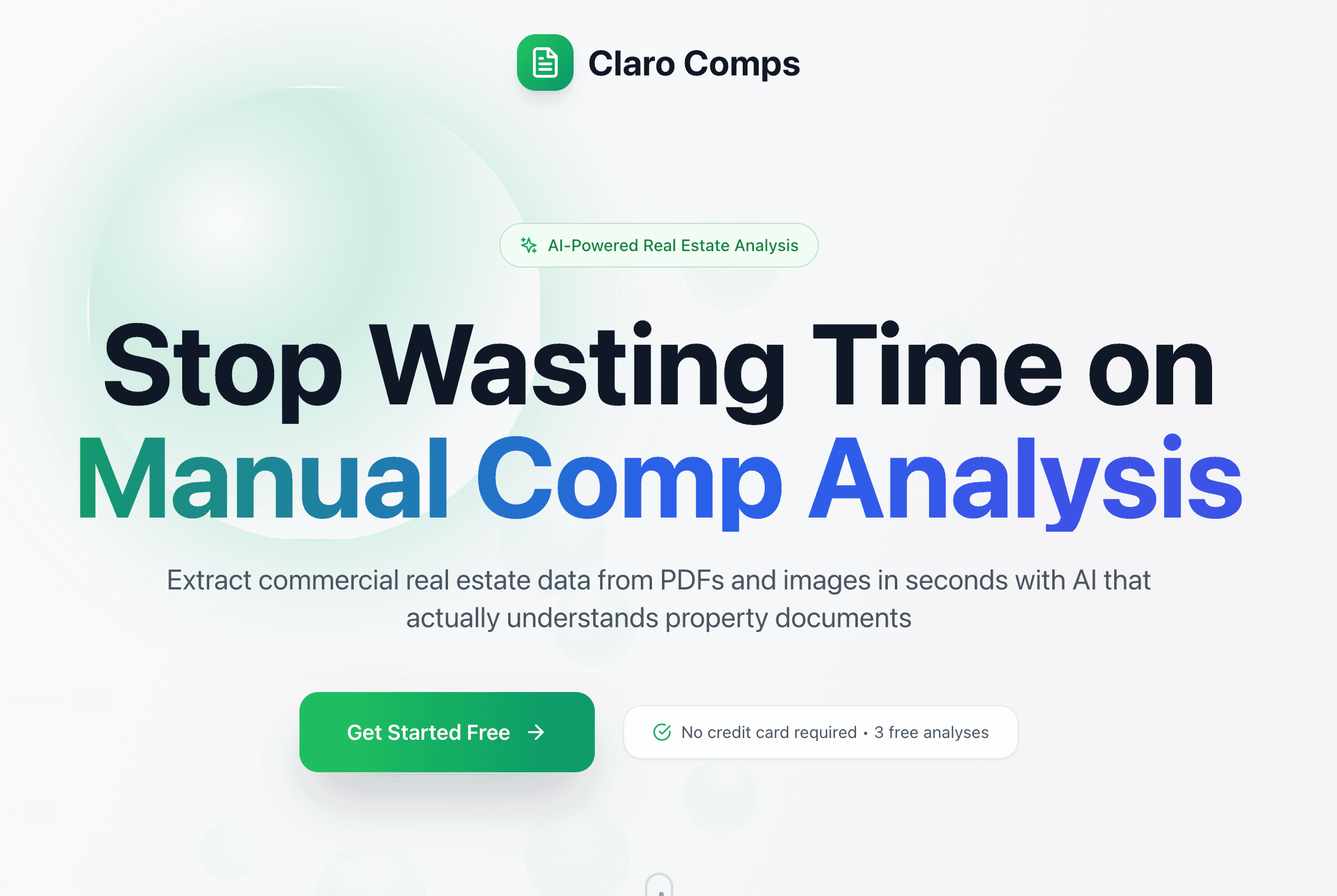 Claro Comps Dashboard