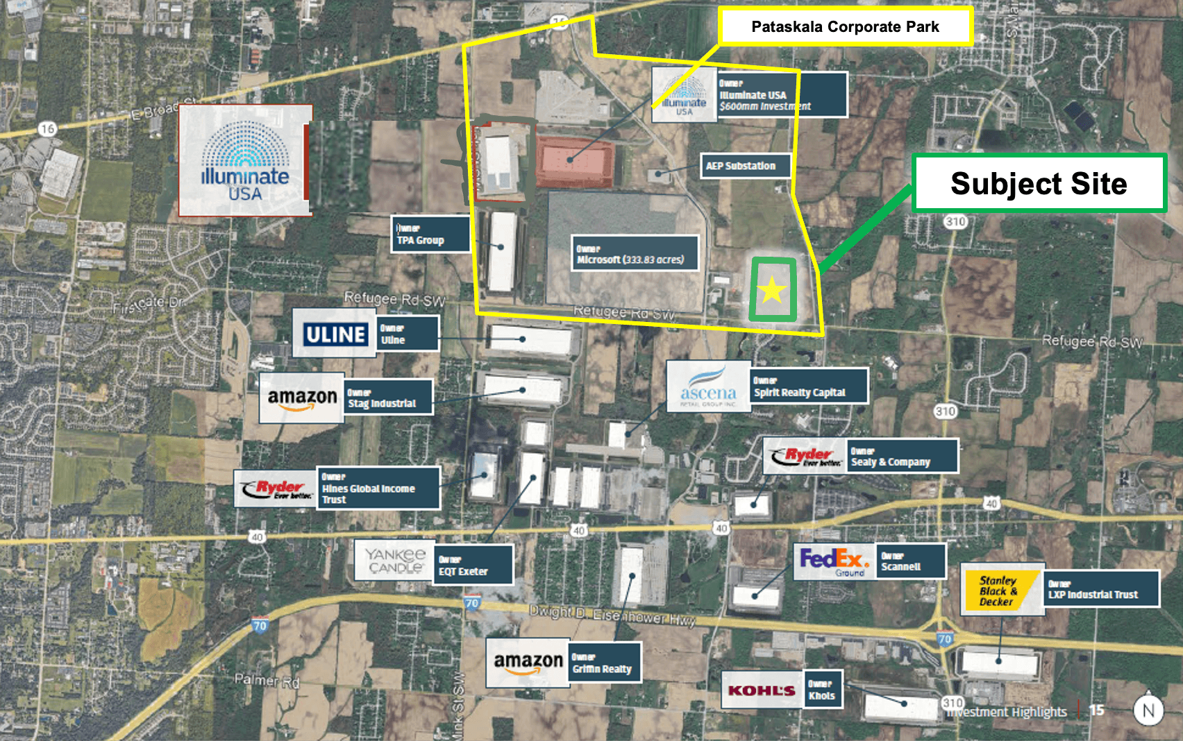 Site Aerial with Add-On Parcel